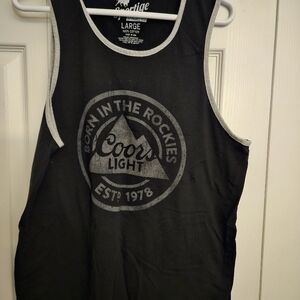 Coors Light Black Tank Top